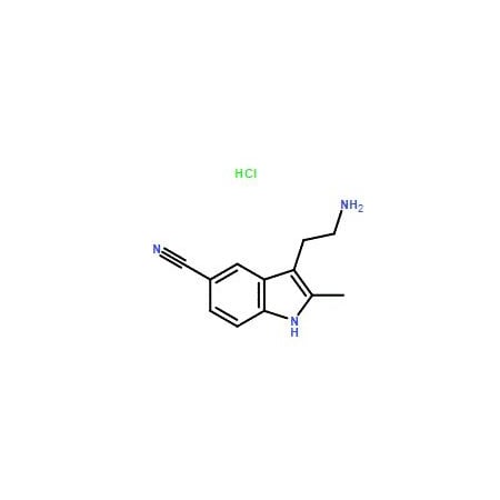 Ak Scientific 3-(2-Amino-ethyl)-2-methyl-1H-indole-5-carbonitrile hydrochloride (250mg), CAS 1049737-40-7 1932AJ-250mg