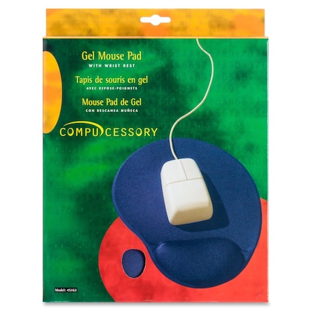 Compucessory Compucessory 45162 Gel Mouse Pad, Blue 45162
