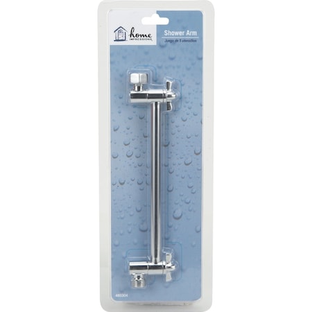 Home Impressions 9'' Chrome Adjustable Shower Arm 480304