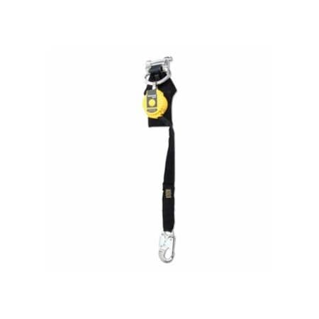 Miller TurboLite, Flash Aerial Lift Series Fall Limiter, 4.5 ft, Single, Alum Snap Hook,  493-MFLAFA-11/4.5FT