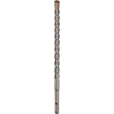 Black+Decker Hammer Drill Bit, 9/16 in Drill Bit, 25/64 in Shank, 4 in D Cutting, Carbide Cutting Edge, 6 in OAL DW5442