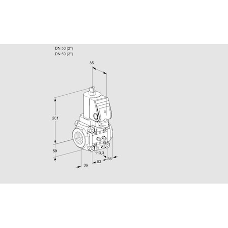 Honeywell Kromschroder VAS 3T50N/NQGR KS88004621