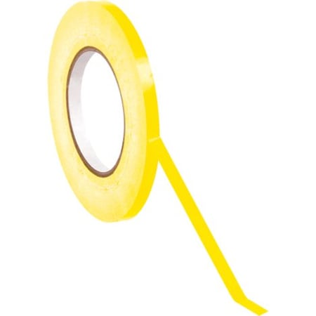 Partners Brand Bag Tape, 3/8" x 180 yds., Yellow, PK96 T962024Y