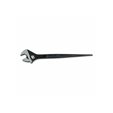 Proto Click-Stop Adjustable Spud Wrench, 16-1/8 in L, 1-1/2 in Opening, Black Oxide 577-715SC