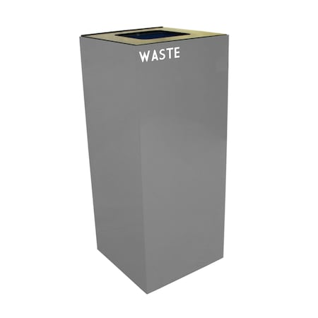 Witt Industries 36 gal Square Slate, Metal 36GC03-SL
