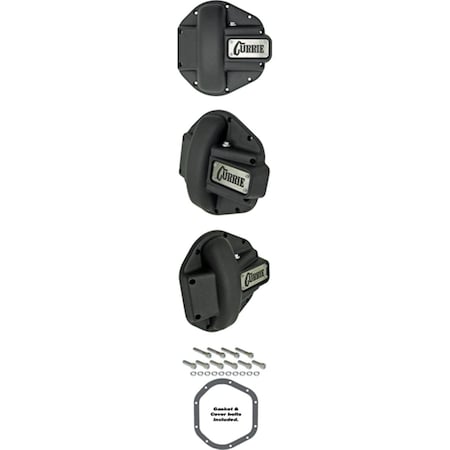 Powerplay Rock Jock  Rockjock 44 Iron Differential Cover - Textured Black PO3446657