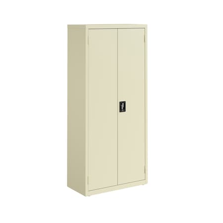 Hirsh Storage Cabinet, 66 in H, 30 in W, 15 in D, Putty, 4 Shelves 26146