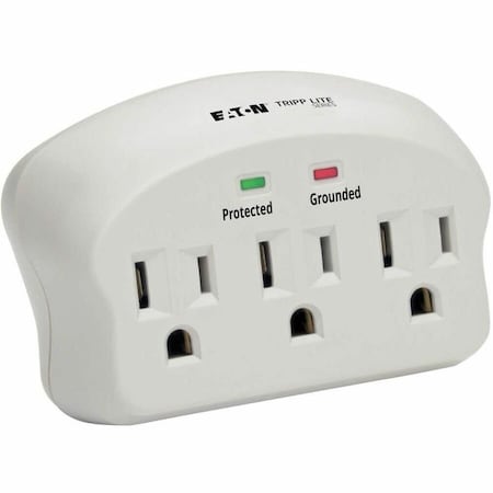 Eaton Tripp Lite Series Protect It 3-Outlet Surge Protector, Direct Plug-In, 660 Joules, 2 SK3-0