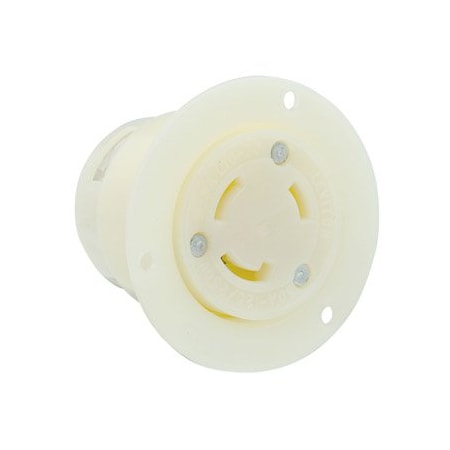 Leviton Industrial Grade Flanged Outlet 30 Amp, 125/250 Volt 2666