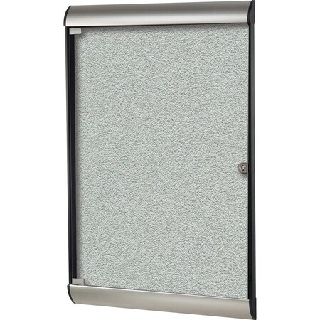 Ghent Enclosed Bulletin Board 42-1/8x27.75", 1 Door SILH20416