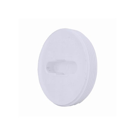 Charlotte Pipe And Foundry Clean-Out Plug Schedule 40 4" MPT X 4" D Hub PVC 4-1/2" PVC 00110 1000