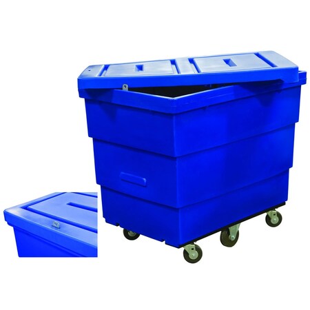 Royal Basket Trucks Cube Truck, Blue, Rubber G11-BLX-RLC-4HNN
