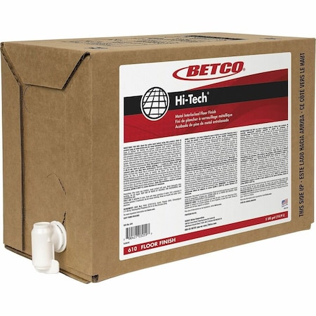 Betco Hi-Tech Floor Finish, 5 gal 610B500