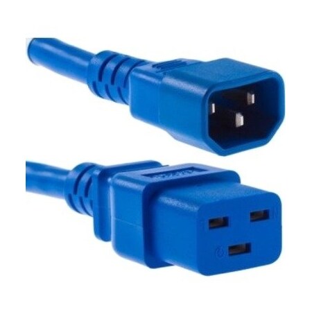 Unc Group POWER- CORD C14 TO C19 15AMP BL PWCD-C14C19-15A-03F-BLU