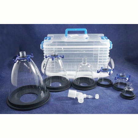 Jorgensen Laboratories Masks Complete Set w/ Storage B", 6PK J0298S