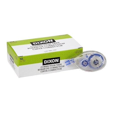 Dixon Correction Tape, 1 Line, 10 Count, 10PK X31930