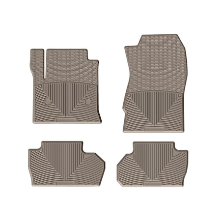 Weathertech Tan, Front and Rear All Weather Floor Mats MB X204 4R T