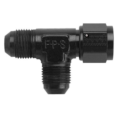 Fragola 498301-BL -3 AN Female Swivel on Run Tee Adapter Fitting - Black FRG498301-BL