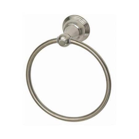 Convenience Concepts Home Point Vint Towel Ring, Nickel HI565924