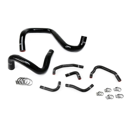 Hps Performance High Temp Reinforced Silicone Radiator and Heater Coolant Hose Kit, Black,  57-1285-BLK