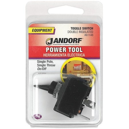 Jandorf Switch, 10/20 A, 125/277 V, SPST, Tab Terminal 61148