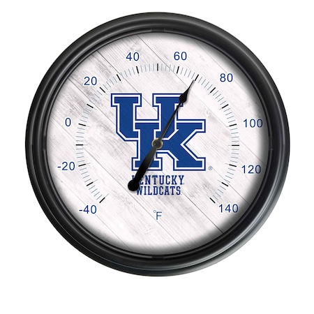 Holland Bar Stool Co University of Kentucky (UK) Indoor/Outdoor LED Thermometer ODThrm14BK-08UKY-UK