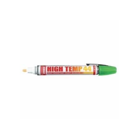 Dykem High Temp 44 Marker, Valve Action, Green, Medium, 12PK 253-44266
