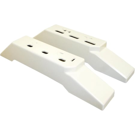 Hearthsense Accessory, Base Feet for MG Series Heating Brand Wall Heater Greater than 10,000 BTU, Rocket White PF09B-RW