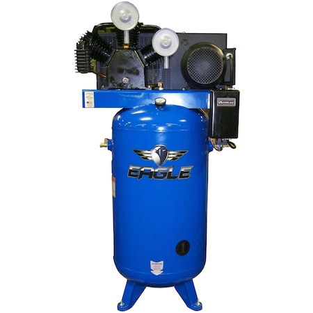 Eagle 80 Gallon 24 CFM Air Compressor 7180V2-MS