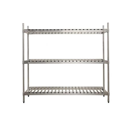 Daphnes Dinnette KR2078.560-3 3 Tier Keg Shelving Aluminum Units, 20 x 63.75 in. DA2638037