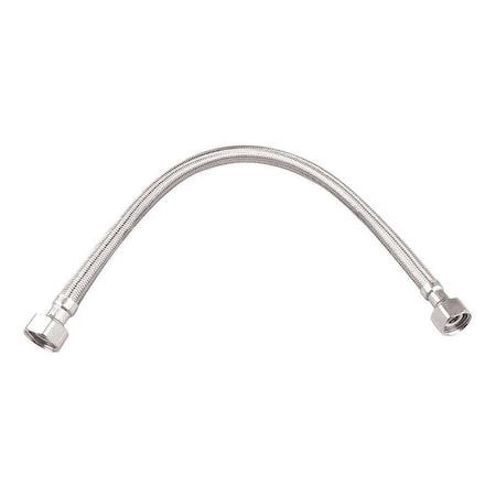 Durapro 1/2 in. Compression x 1/2 in. FIP x 20 in. Braided Stainless Steel Faucet Supply Line 231242LF