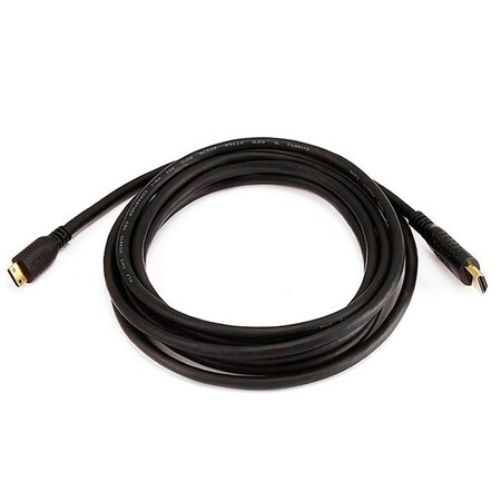 Monoprice HDMI Cable, HDMI Mini Connector, 10 ft. 7648