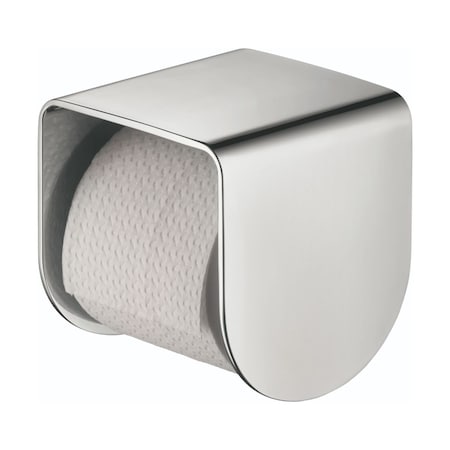 Axor Universal SoftSquare Toilet Paper Holder in Brushed Nickel 42436820