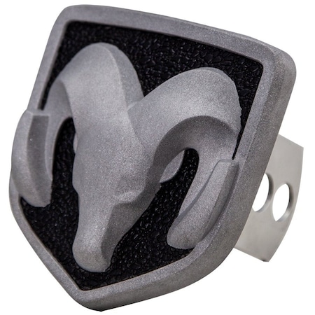 Plasticolor Fits 2 114 Receiver Ram Logo Silver And Black Metal 002294R01