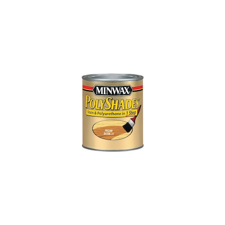 Minwax Co, The Satin Pecan Polyshades Wood Stain, Qt. 61320