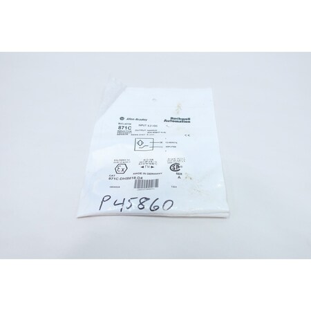 Allen Bradley INDUCTIVE PROXIMITY SENSOR 5MM 8.2V-DC 871C-DH5M18-D4