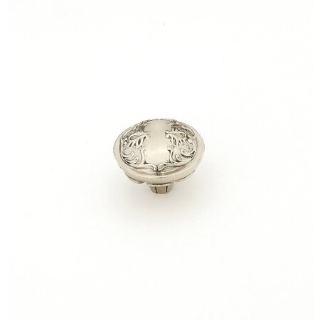 Schaub 1-1/4in Cantata Cabinet Knob White Brass Finish 994-WB