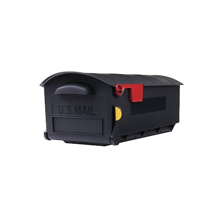 Gibraltar Mailboxes Mailbox Gibraltar es Patriot Classic Plastic Post Mount Black Powder Coated GMB515BAM