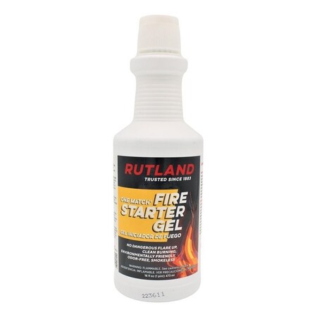 Rutland Fire Starter Gel, 16 oz Starter Weight 49