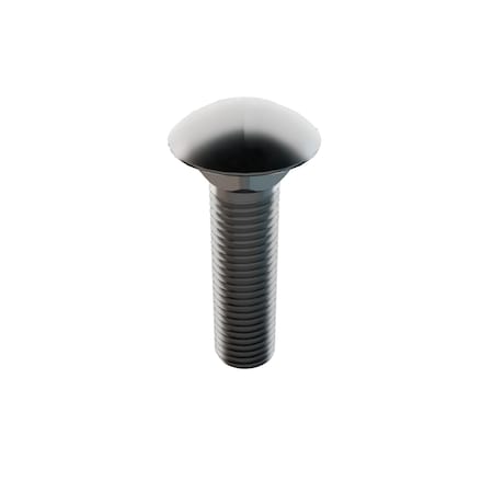 Zoro Select Carriage Bolt, Square Neck, 3/4"-10, 3 in L, Stainless Steel, 18-8, Not Applicable, 5 PK 31-CB-75C-300