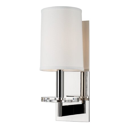 Hudson Valley Lighting Chelsea 1 Light Wall Sconce 5 In. Polished Nickel 8801-PN