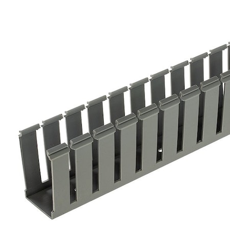 Panduit WIRE DUCT, WIDE SLOT, GRAY, 1.26 W X 4 D G1X4LG6