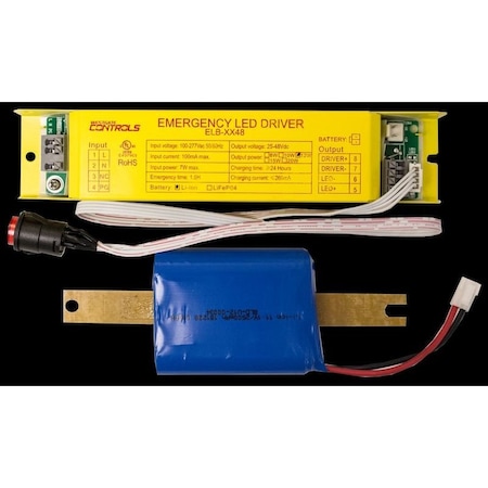 Westgate LED EMERGENCY 2PC BACKUP SYSTEM , 12W , 48V , DC , 90MIN ELB-1248