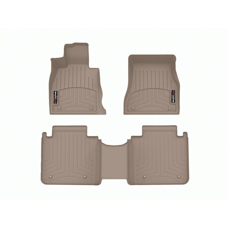 Weathertech Tan, Front and Rear Floorliners 451790-1-2