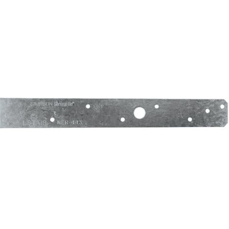 Simpson Strong-Tie 1-1/4'' W x 18'' L 20 ga Steel Strap Tie LSTA18