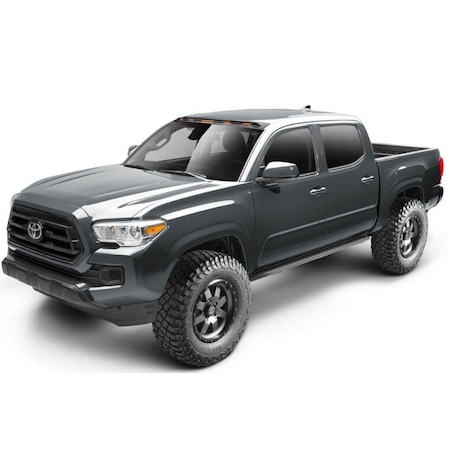 Ventshade Lights Utility, Direct Fit Continuous Light Bar, Amber LED, Single, Magnetic Grey Metallic 898079-1G3