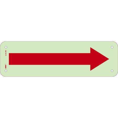 Nmc Right Arrow Sign, GL141R GL141R