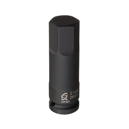 Sunex 1/2 in Drive 21Mm Hex Impact Socket 264911