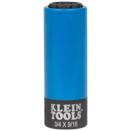 Klein Tools 2-in-1 Coated Impact Socket 66030