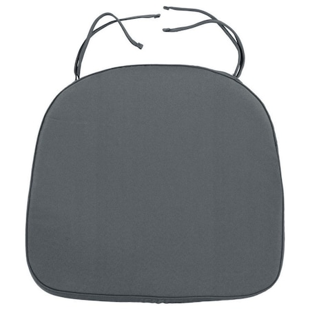 Leisuremod Modern Dining Chair Cushion Pads, Dark Gray CAC16DGRV